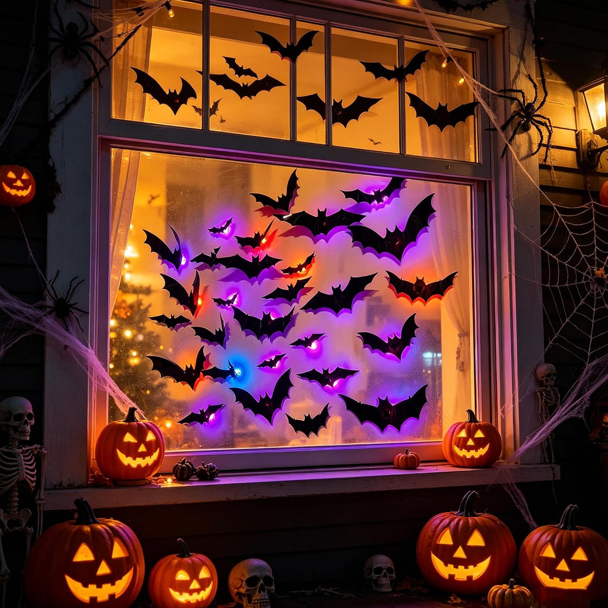 36 Pack Halloween Bats Wall Decor Halloween Decorations Indoor
