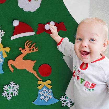 Aytai DIY Felt Christmas Tree for Toddlers, Hanging Christmas Decorations
