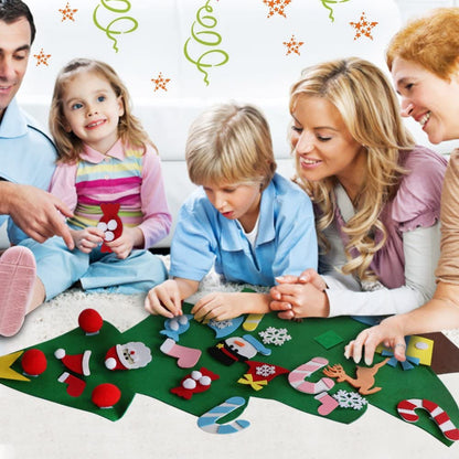 Aytai DIY Felt Christmas Tree for Toddlers, Hanging Christmas Decorations